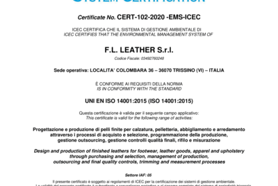 IL CONTINUO IMPEGNO DI FL LEATHER SRL!